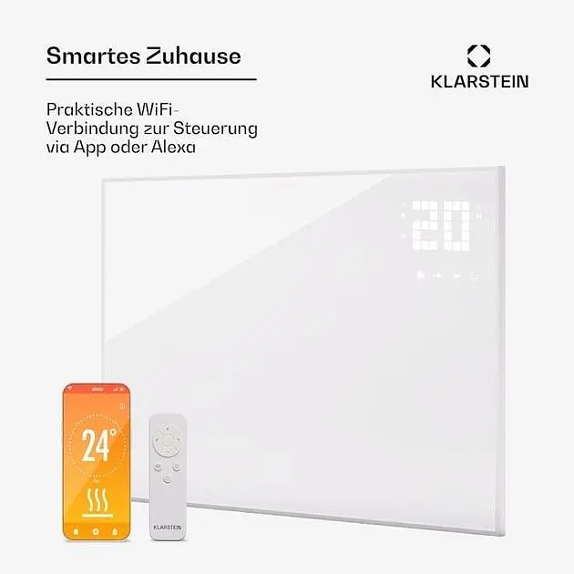 Инфракрасный обогреватель Klarstein Wonderwall Smart Bornholm (10045464) - фото 2