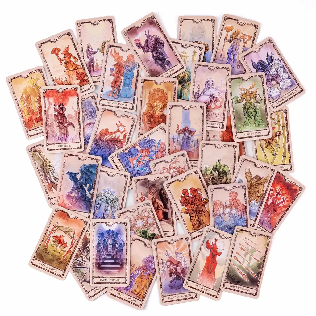 Таро Tarot Deck Світ Варкрафта World of Warcraft 78 штук в комплекті 16 см - фото 2