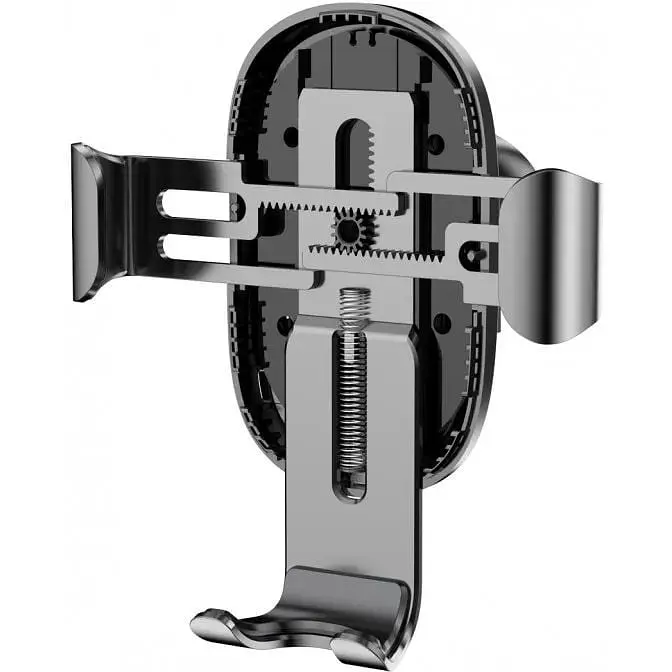 Автодержатель с беспроводной зарядкой Baseus Gravity Черный (WXYL-01) - фото 3