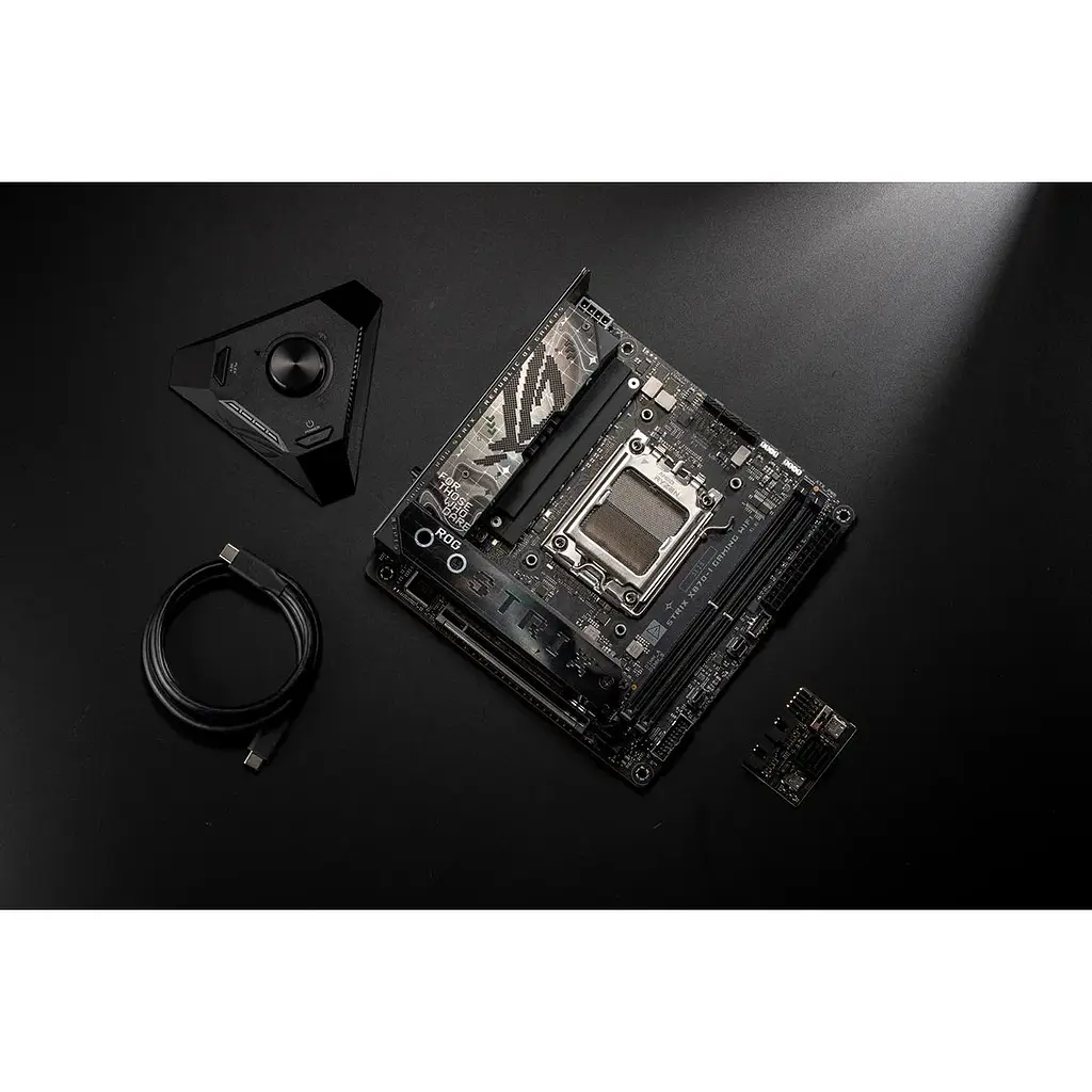 Материнська плата Asus Rog Strix X870-I Gaming WIFI sAM5 X870 2xDDR5 M.2 HDMI WiFi BT mITX - фото 4