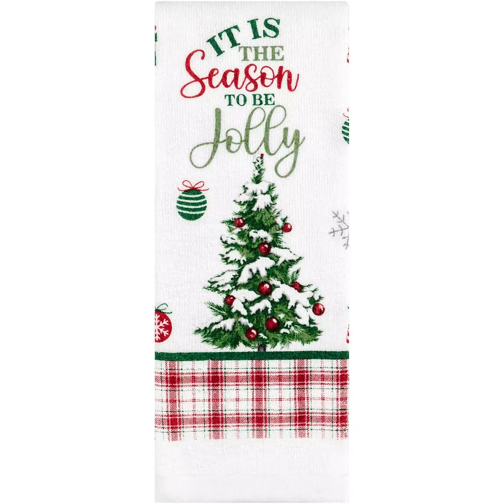 Набір рушничків для кухні Ardesto Christmas Tree 38 x 63 см 2 шт. зелений (ART3863HT) - фото 2