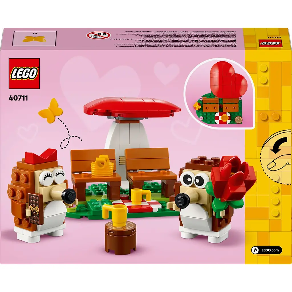 Конструктор LEGO  Iconic Романтичний пікнік їжачків 166 деталей (40711) - фото 16