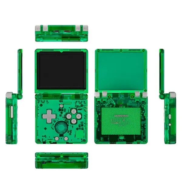 Ігрова консоль Anbernic RG35XXSP + 5000 Ігор 64 ГБ Green Transparent - фото 5