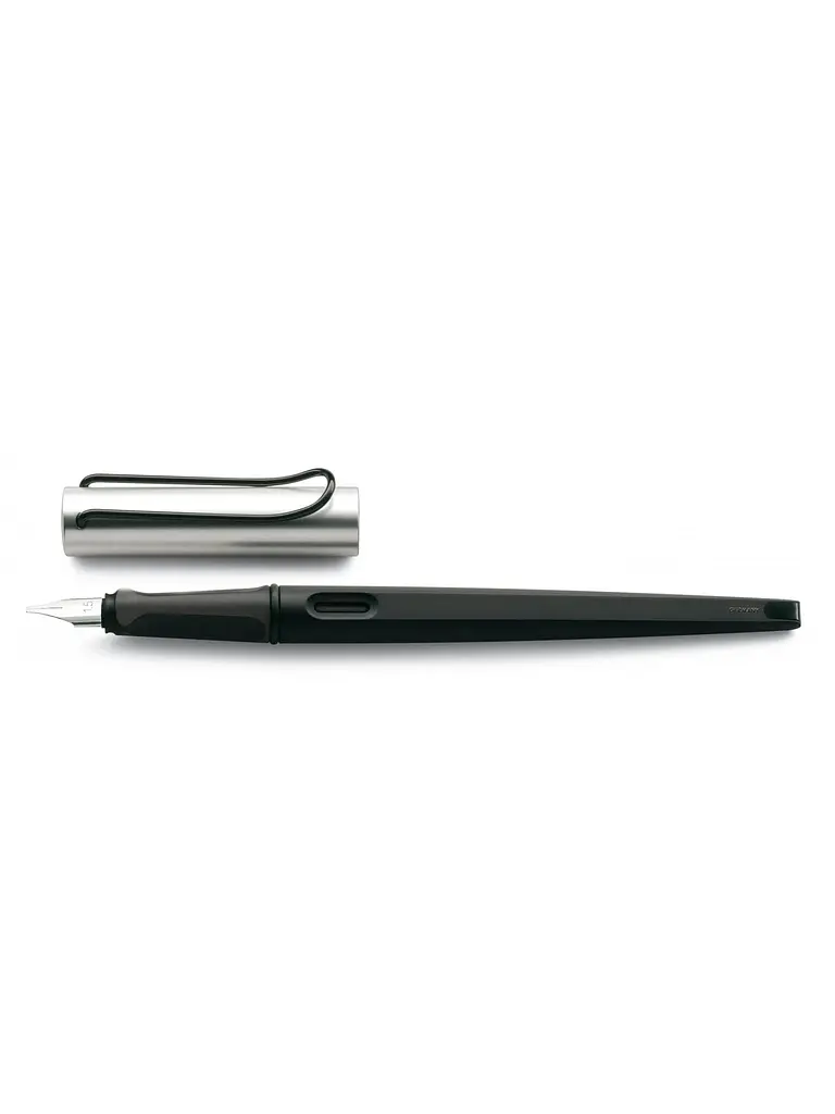 Чорнильна Ручка Lamy Joy Матова Чорна з хромованим ковпачком 1,1 мм, Чорнила T10 Сині (4029990)