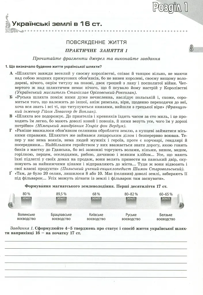 Історія України 8 клас. Зошит для контрольних і практичних робіт - Віталій Власов - фото 2
