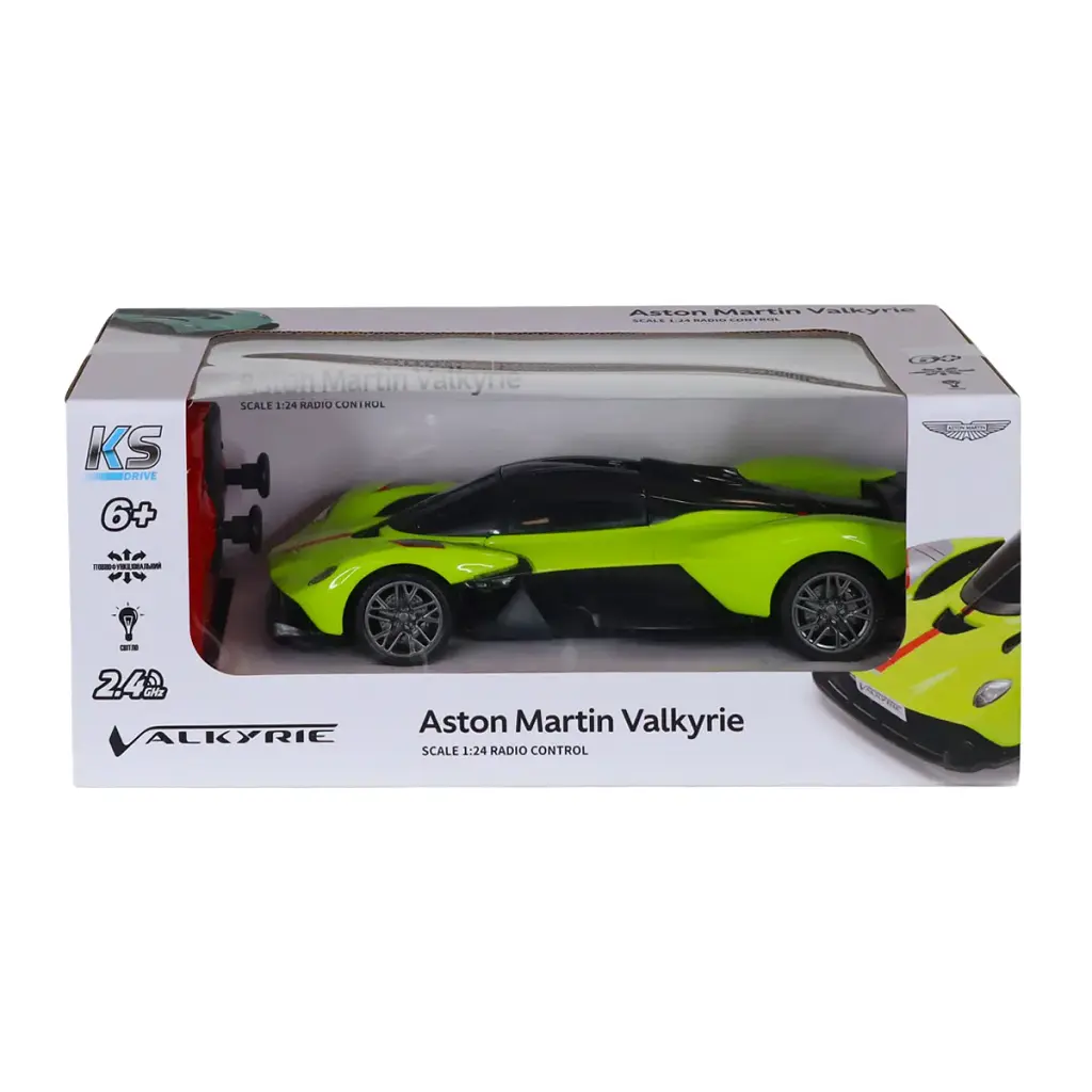 Радіокерована іграшка KS Drive Aston Martin Valkyrie 1:24 зелений (250GAVGG) - фото 4