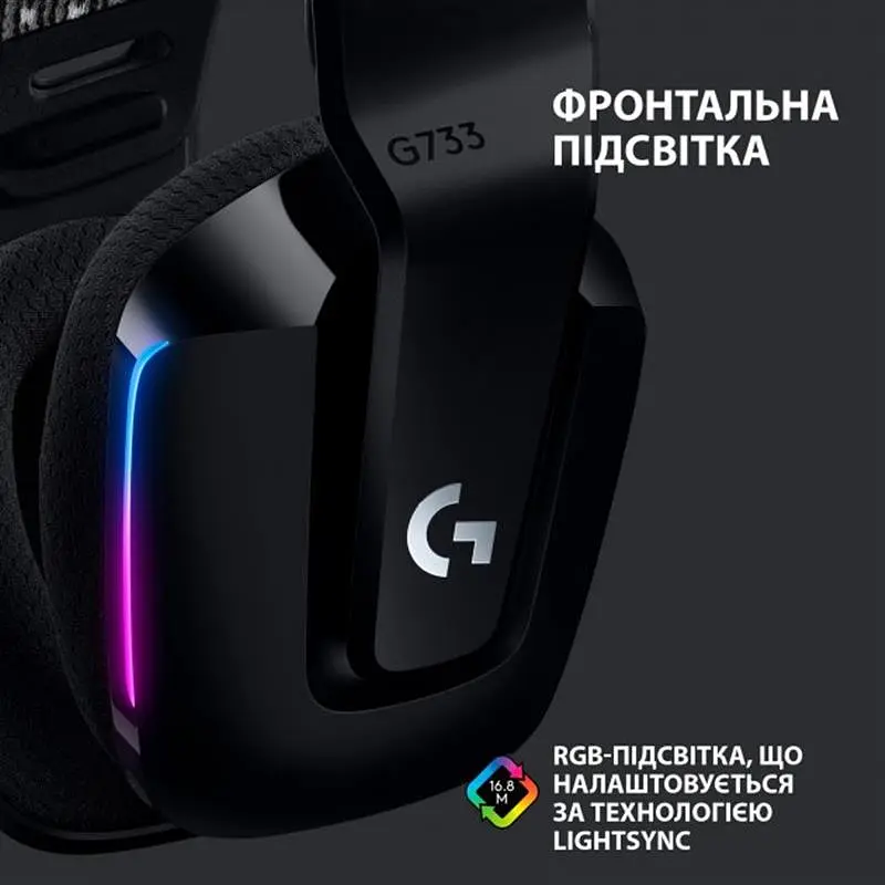 Гарнітура Logitech G733 Black (981-000864) - фото 7
