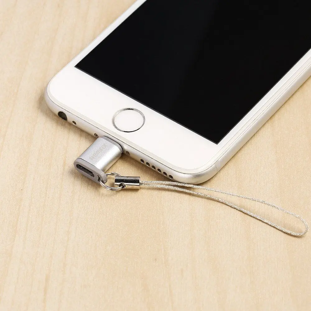 Перехідник Remax Visual RA-USB2 microUSB to Lightning [Gold] [2961] - фото 2
