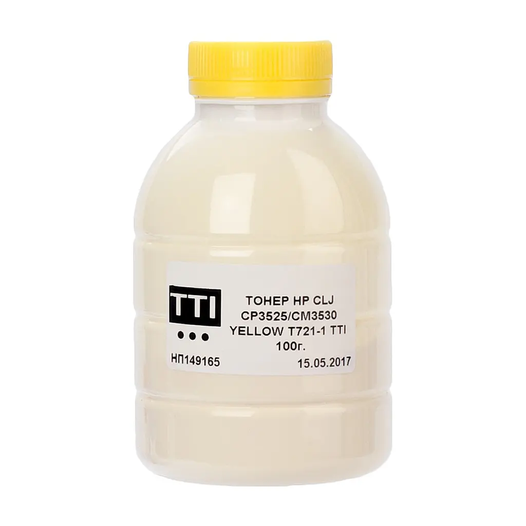 Тонер HP CLJ CP3530/3525 100г YELLOW TTI (TSM-T721-1-100)