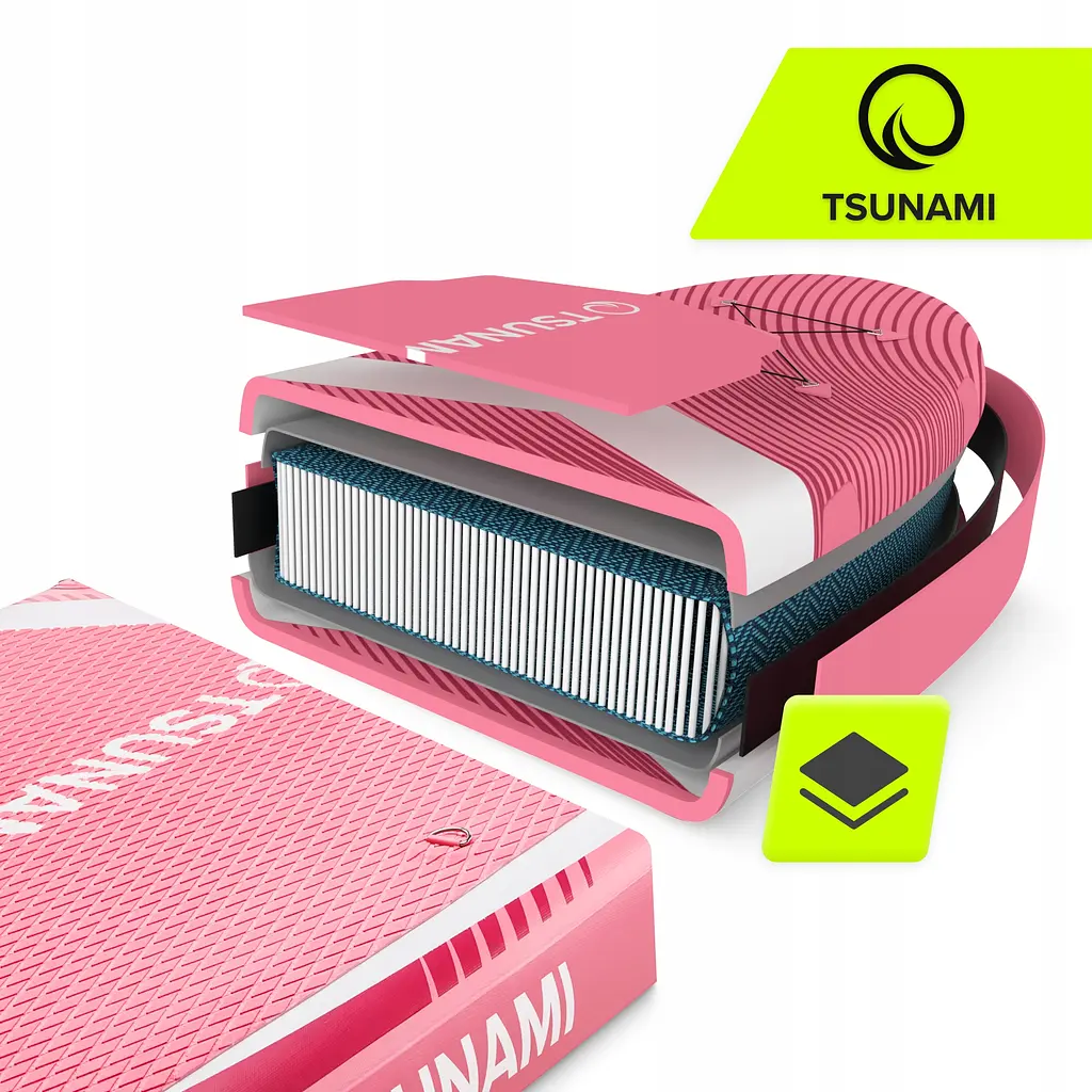 Надувна SUP дошка TSUNAMI PRO 350 см з веслом T10 (P-5905973405591) - фото 3