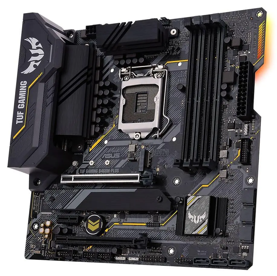 Материнская плата ASUS TUF Gaming B460M-Plus (TUF GAMING B460M-PLUS) (Socket 1200, Intel B460, Micro-ATX) Б/у - фото 2