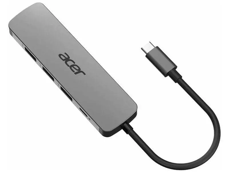 Док-станція для ноутбука Acer 5-IN-1 Grey (HP.DSCAB.021)