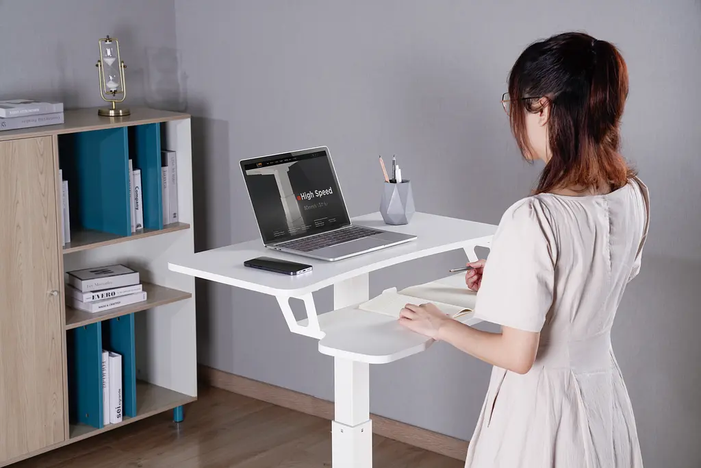 Мобильный рабочий столик OfficePro White (ODM460W) - фото 20
