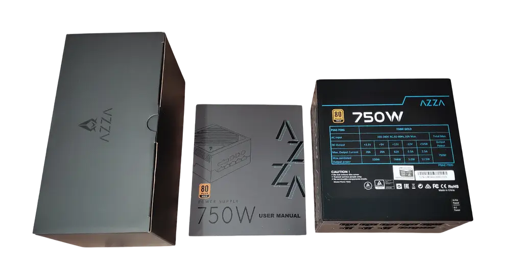Блок питания Azza PSAZ-750G 750W 80+ Gold (PSAZ-750G) - фото 4