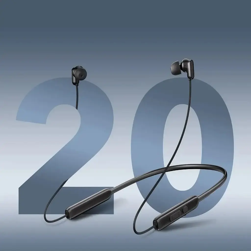Бездротові навушники Tonemac n18 Bluetooth з шийним ремінцем N18 5.2 чорні - фото 2