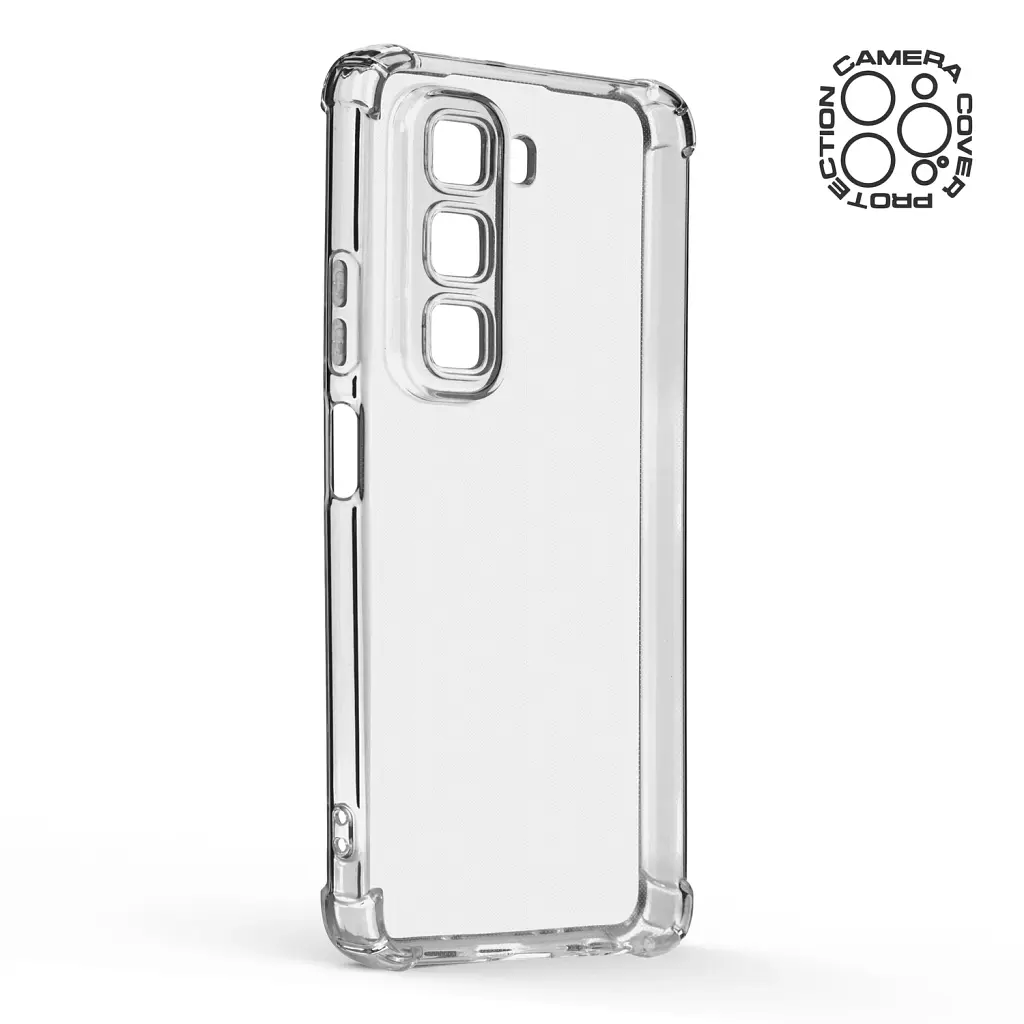 Чохол ArmorStandart Air Force для Infinix Hot 50 4G Camera cover Clear - фото 2