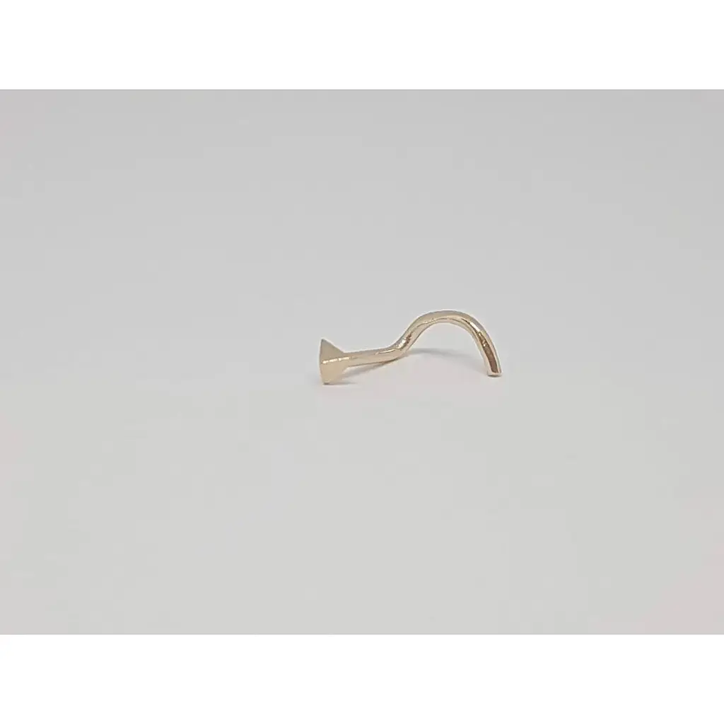 Золотая серьга-пирсинг в нос Dear. 1021 - фото 3