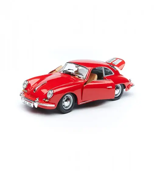 Автомодель Bburago Porsche 356B 1961 р 1:24 червоний (18-22079) - фото 4