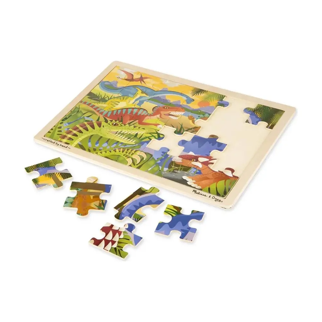 Пазл Melissa&Doug в рамці Динозаври, 24 елемента (MD19066) - фото 2
