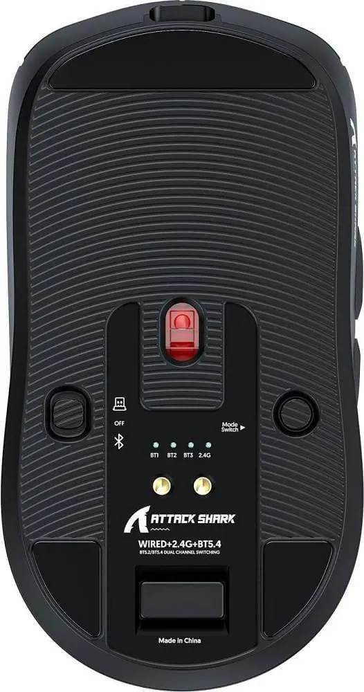 Миша ATTACK SHARK X6 Black - фото 9