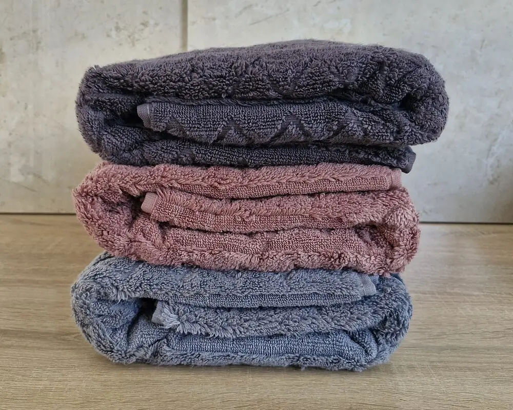 Набір турецьких махрових рушників Cestepe MicroCotton Premium 3 штуки 70x140 Ucgen 2 щільність 600 г/м2 - фото 5