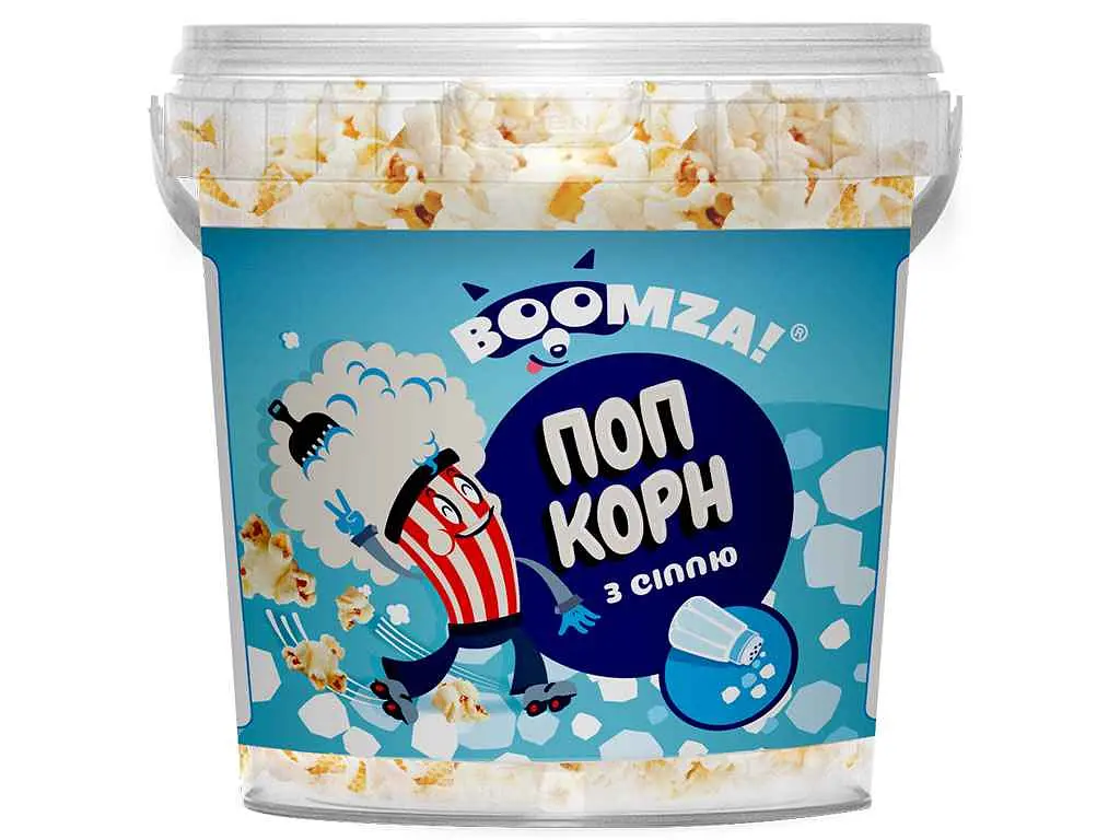 Попкорн BOOMZA Солоний відро 40г