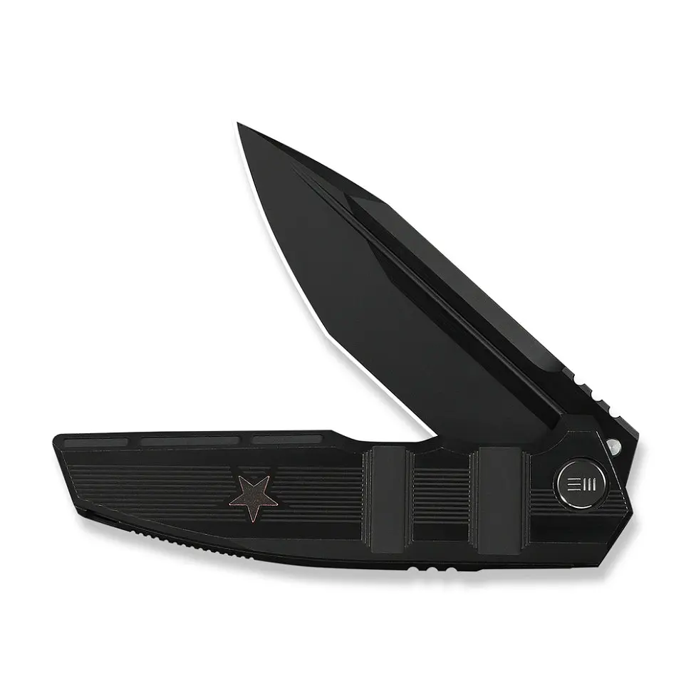 Ніж складаний туристичний Weknife Breach (9.8 см) Bohler M390 / Titanium чорний - фото 3