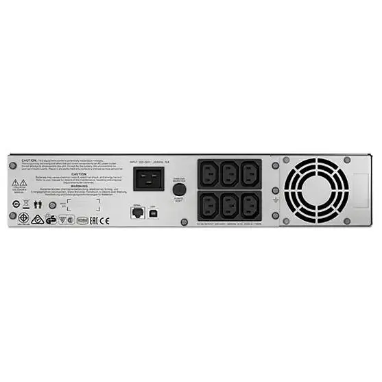 ДБЖ APC Smart-UPS C RM 2000VA металевий корпус (SMC2000I-2U) з дисплеєм - фото 2