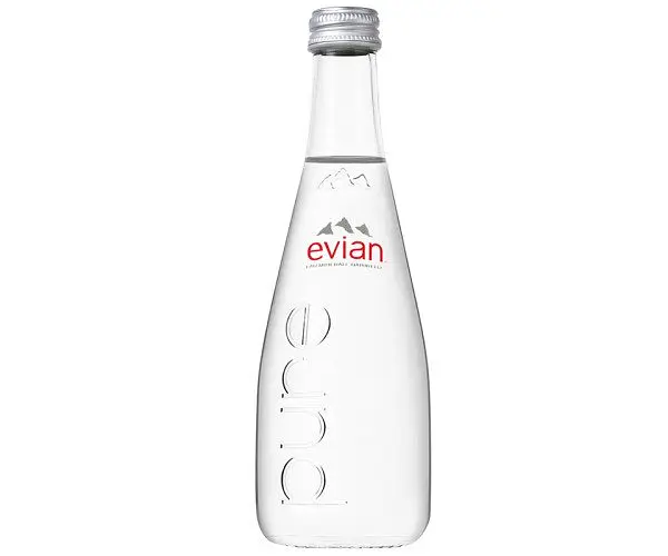 Evian, 0,33 л, Упаковка 20 шт., Евіан, Вода негазована, скло - фото 2