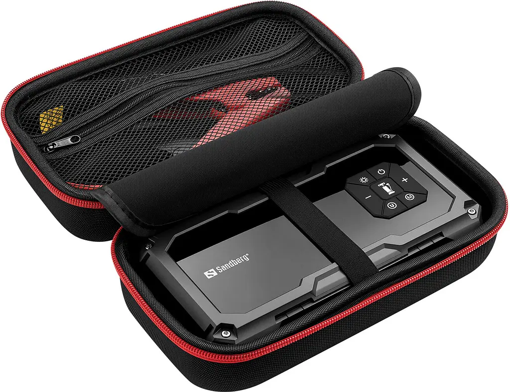 Автомобільний Jump Starter TirePump, компрессор 150PSI 10000mAh USB-A, USB-C, ліхтар 2W Sandberg - фото 4