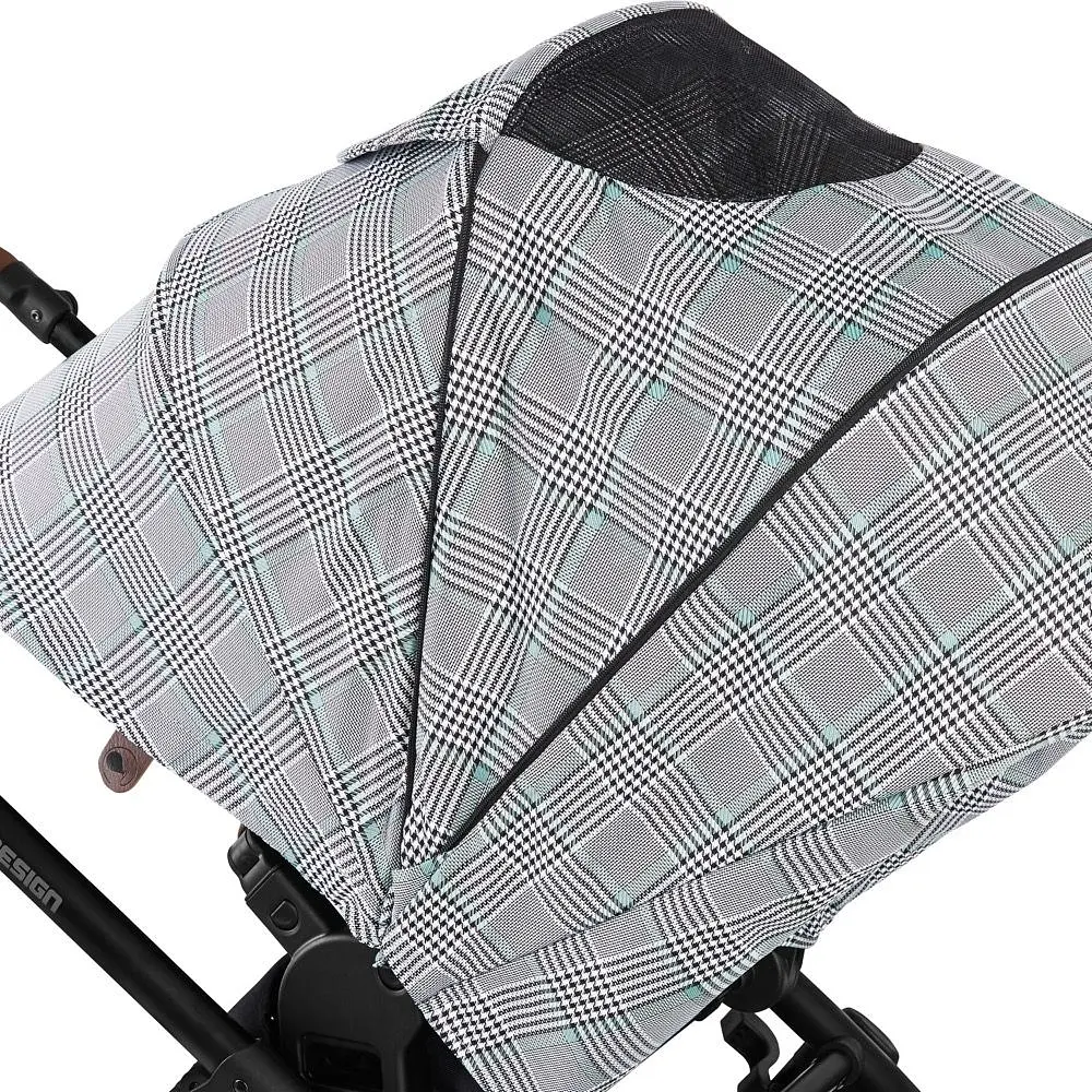 Універсальна коляска 2 в 1 ABC Design Salsa 4 Air Fashion чорна із сірим (1200228/2008) - фото 16