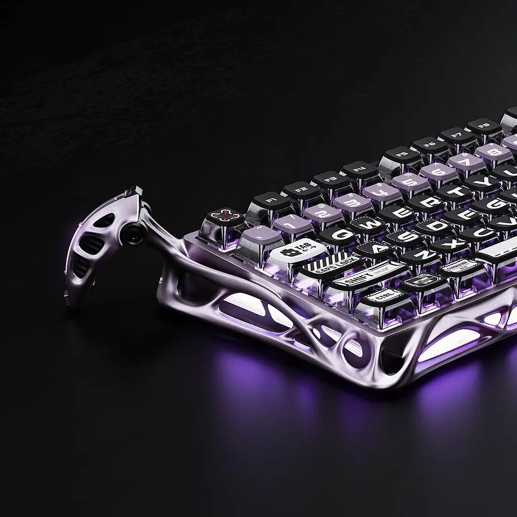 Клавіатура GravaStar Mercury V75 Pro 80keys Gateron Jade Gaming 8K USB-A RGB Iron Purple (GSV75PRO_PL) - фото 12