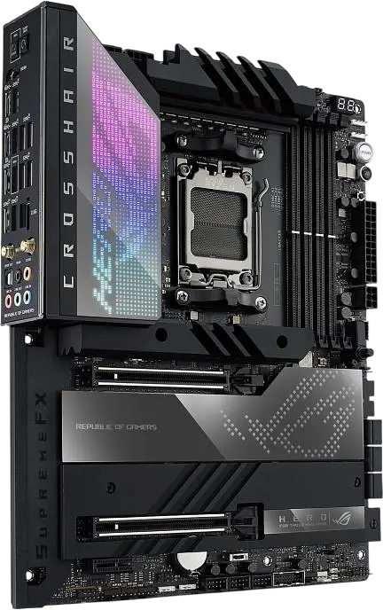 Материнська плата Asus X670E ROG Crosshair Hero Socket AM5 (ROG CROSSHAIR X670E HERO) Б/В - фото 3