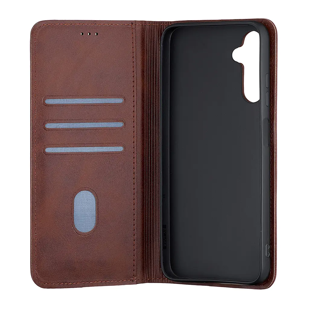 Чохол-книжка Premium Samsung A05S (A057) Dark Brown - фото 2