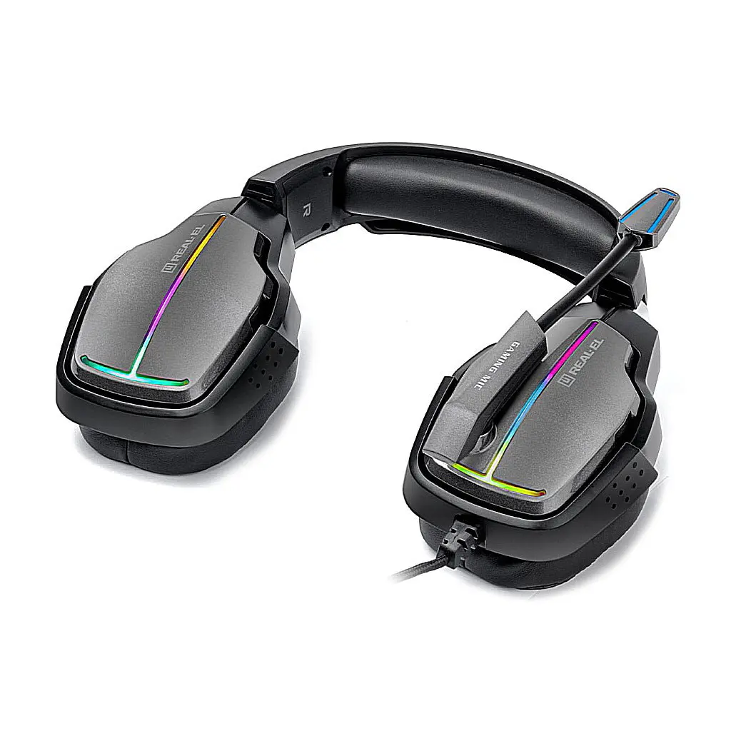 Навушники REAL-EL GDX-7680 Black - фото 4
