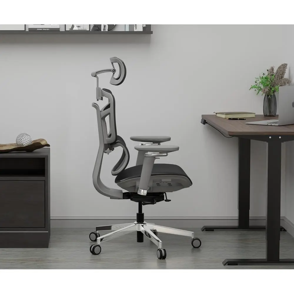 Крісло Mealux S4 Air Grey ( HF-S4 M/G)  - фото 5
