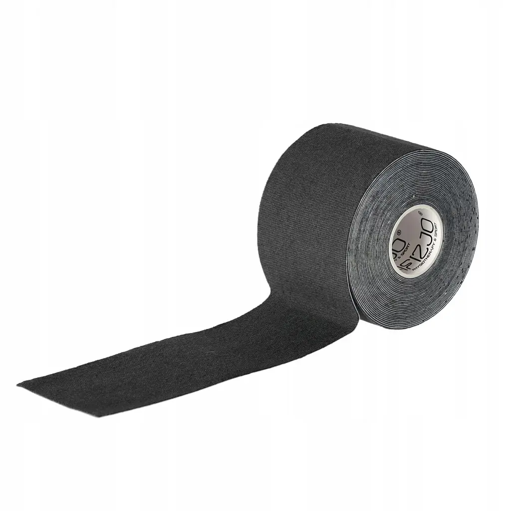Стрічка кінезіологічна (кінезіо тейп) 4FIZJO 5 см x 5 м 4FJ0539 Black (P-5907739315977) - фото 7