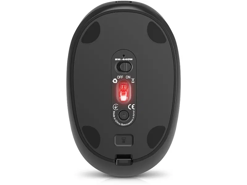 Миша REAL-EL RM-440 W Black (EL123200045) - фото 4