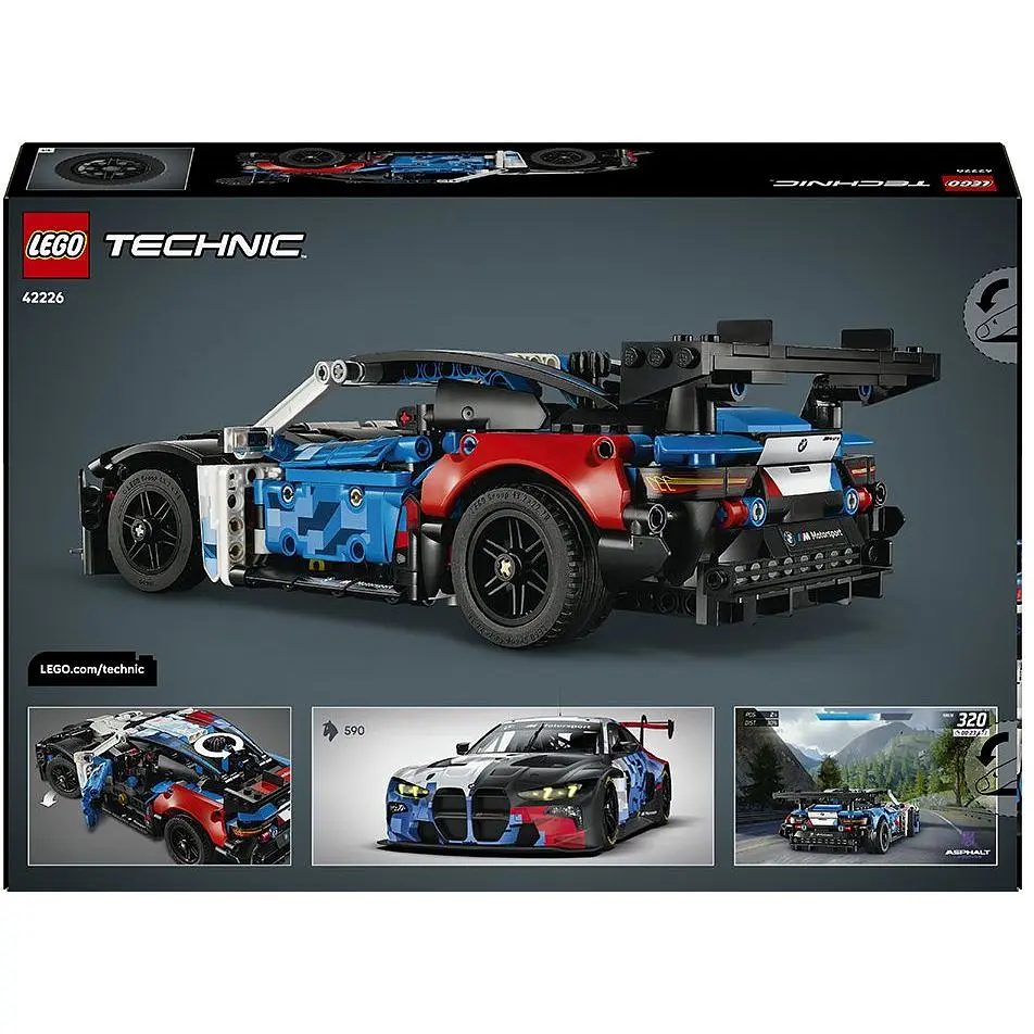 Конструктор LEGO Technic Автомобіль для перегонів BMW M4 GT3 EVO 747 деталей (42226) - фото 4