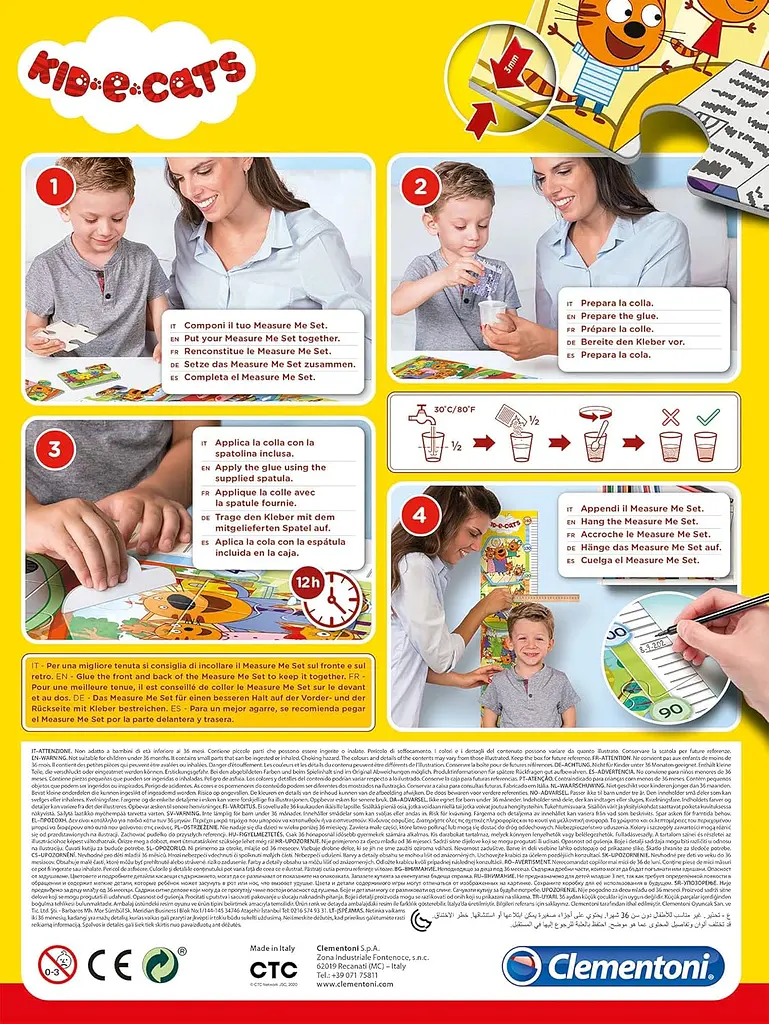 Пазл "Виміряй мене, дитина та коти" - 30 шт Clementoni 20339 - фото 5