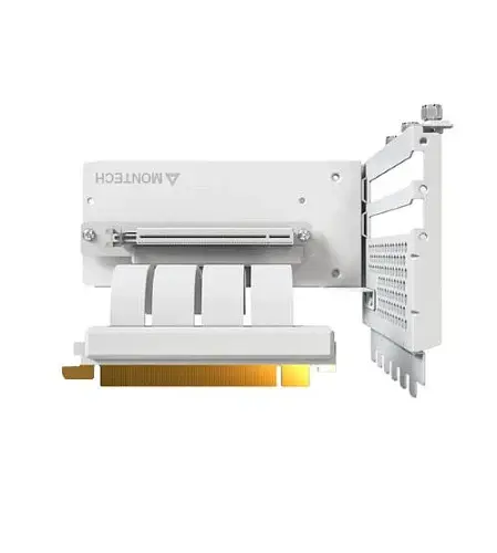 Підставка вертикальна Montech VGM 2, White, PCIe 4.0 x16 райзер, 24.4 см - фото 2