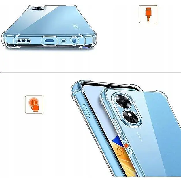 Панель BeCover Anti-Shock для Oppo A17 Clear (708894) - фото 2