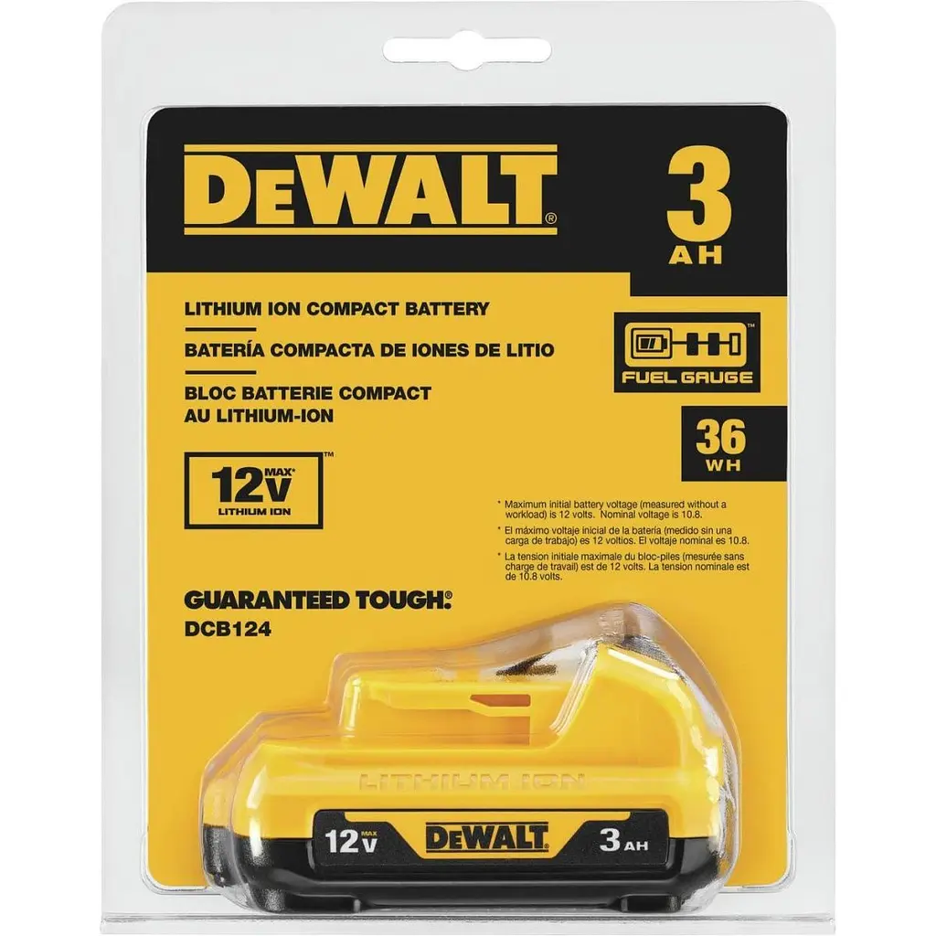 Акумулятор до електроінструмента DeWalt DCB124 3Ah 12V [95788] - фото 4