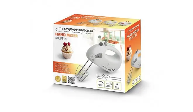 Міксер Esperanza EKM007E Muffin silver - фото 6