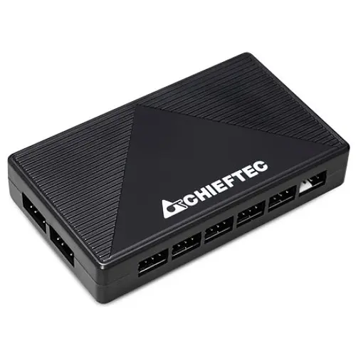 Корпус Chieftec HUNTER 3 GS-03B-OP 4x120mm A-RGB, USB-C, E-ATX, без Блок живлення, Чорний - фото 9