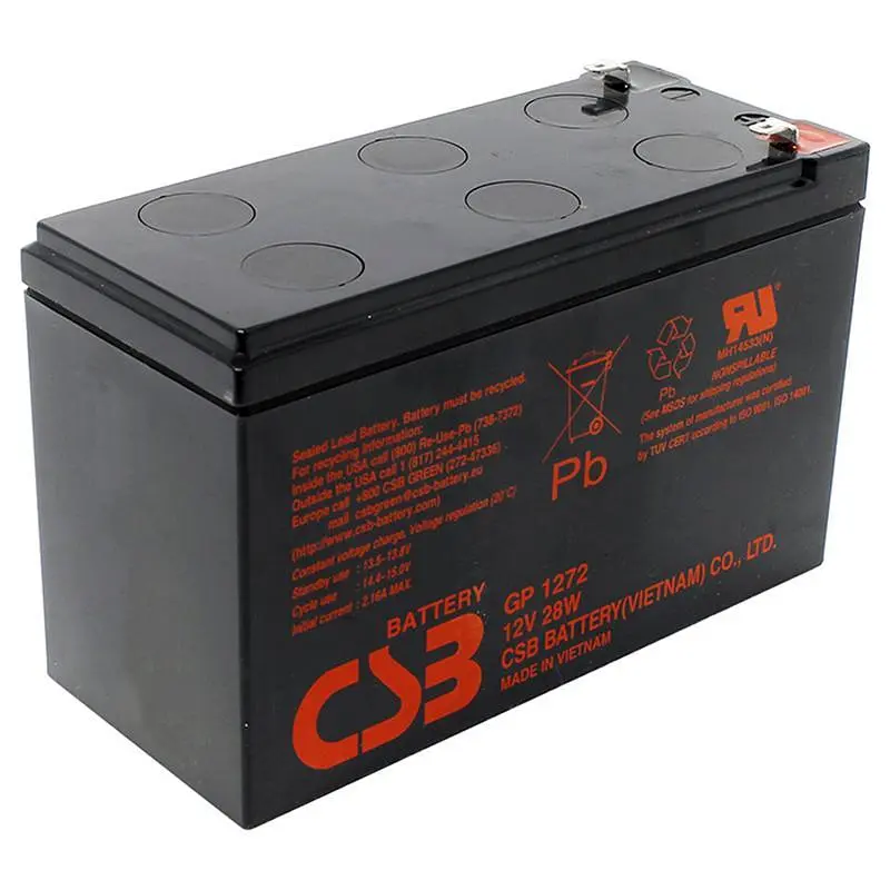 Акумуляторна батарея CSB 12V 7.2AH (GP1272 28W) - фото 2