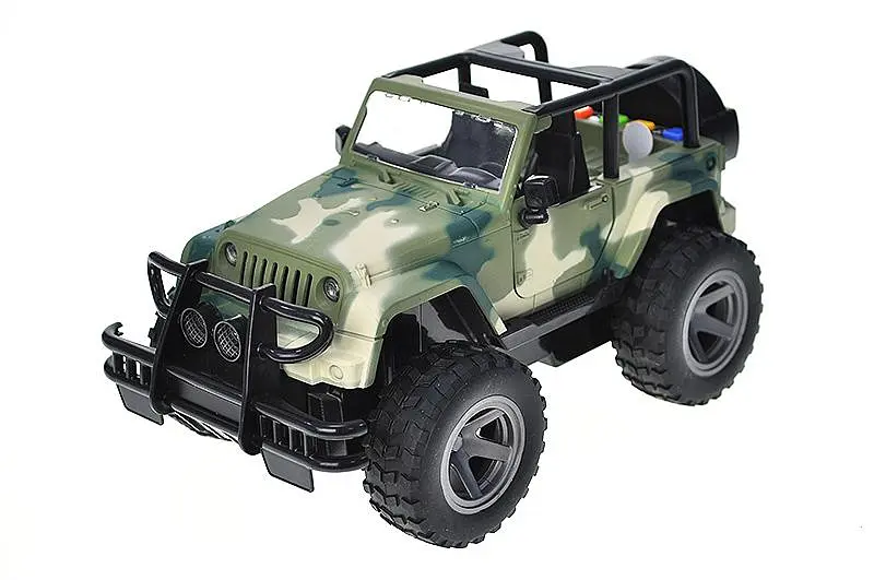 Іграшкова машинка позашляховик Wenyi Jeep 1:16 інерційна WY391A в коробці р.27,5х14х16см - фото 2