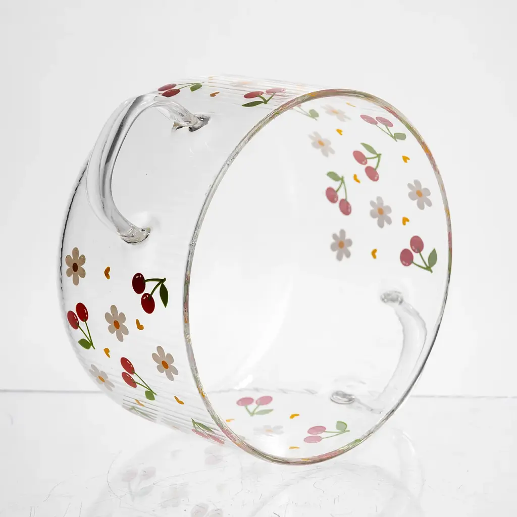 Каструля скляна Cherry 1,8 л з кришкою-ведмедиком, Yiwu, діаметр 16 см - фото 6