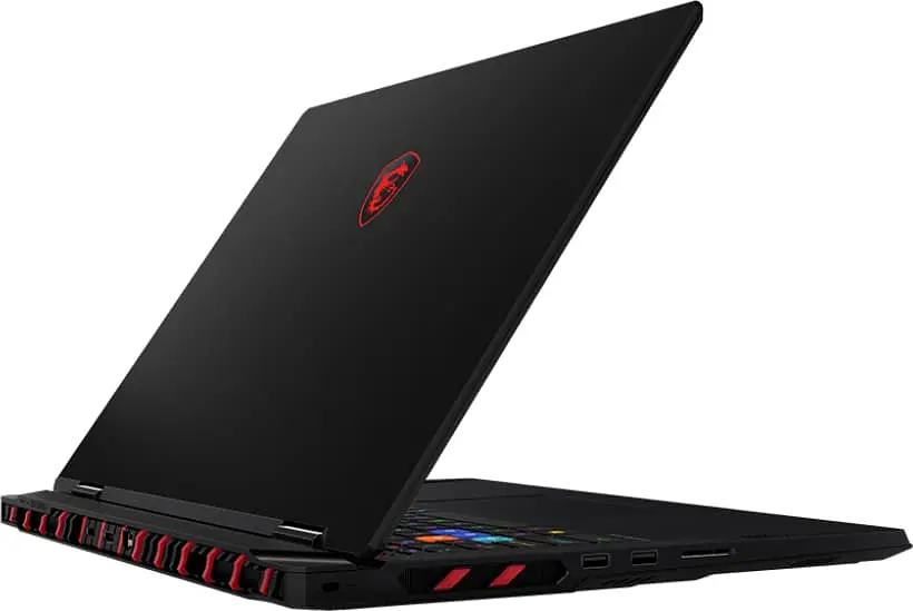 MSI Ноутбук MSI Raider 18 HX AI A2XWIG-251UA 18" UHD+, Intel U9-285HX, 64GB, F2TB, NVD5080-16, W11, чорний - фото 8
