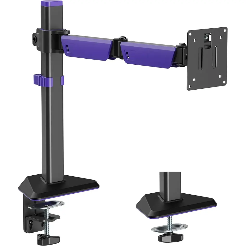 Настільне кріплення для монітора Gamepro MAG100V 17`-40` Black/Violet [148277] - фото 2